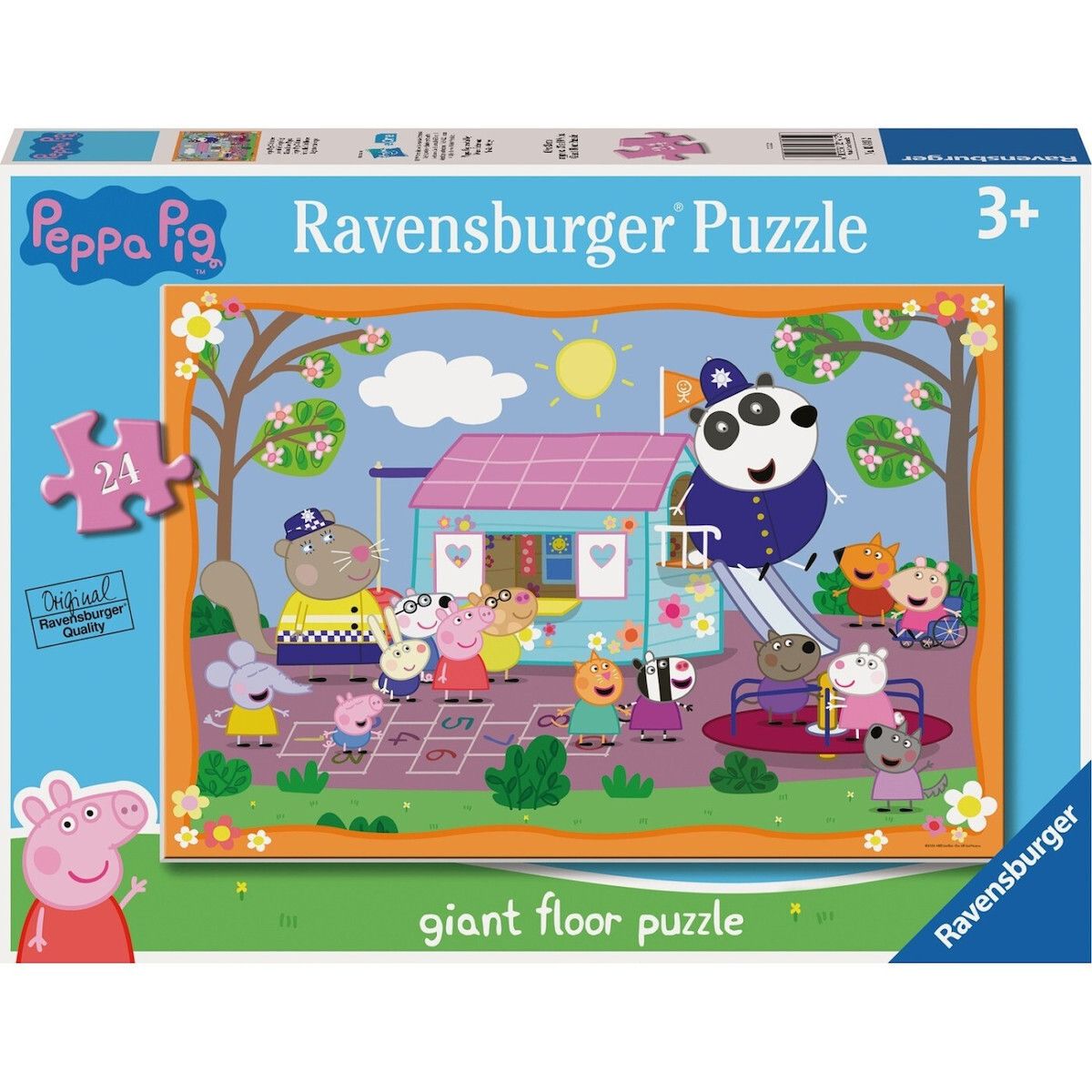 Φωτογραφία προϊόντος: Παζλ Δαπέδου Ravensburger 24τμχ Peppa Pig (03141)