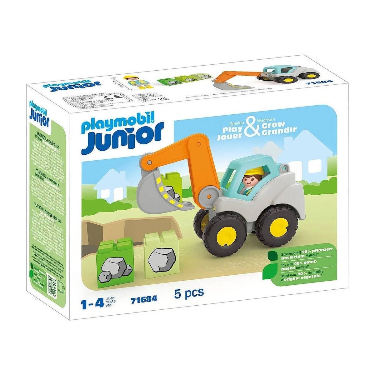 Φωτογραφία προϊόντος: Playmobil Junior Φορτωτής Εκσκαφέας (71684)