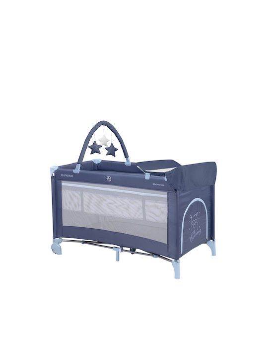 Φωτογραφία προϊόντος: Kikka Boo Kikkaboo Παρκοκρέβατο So Gifted Plus Two Layers Navy (31003010133)