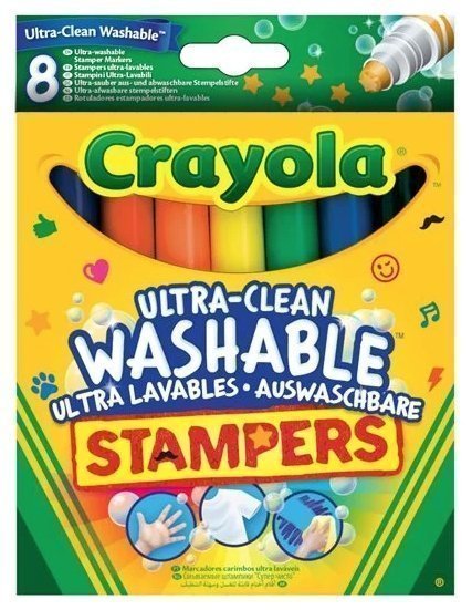 Φωτογραφία προϊόντος: Giochi Preziosi Crayola Μαρκαδόροι Σφραγιδάκια 8 Σούπερ Πλενόμενοι (58-8129)
