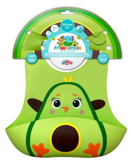 Φωτογραφία προϊόντος: Kids Σαλιάρα Σιλικόνης Frootimals - Pio Chickicado (FT00012)