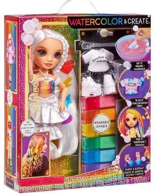Φωτογραφία προϊόντος: MGA Entertainment Κούκλα Rainbow High Σετ Ζωγραφίζω Tie Dye Καφέ Μάτια (507598-EUC)