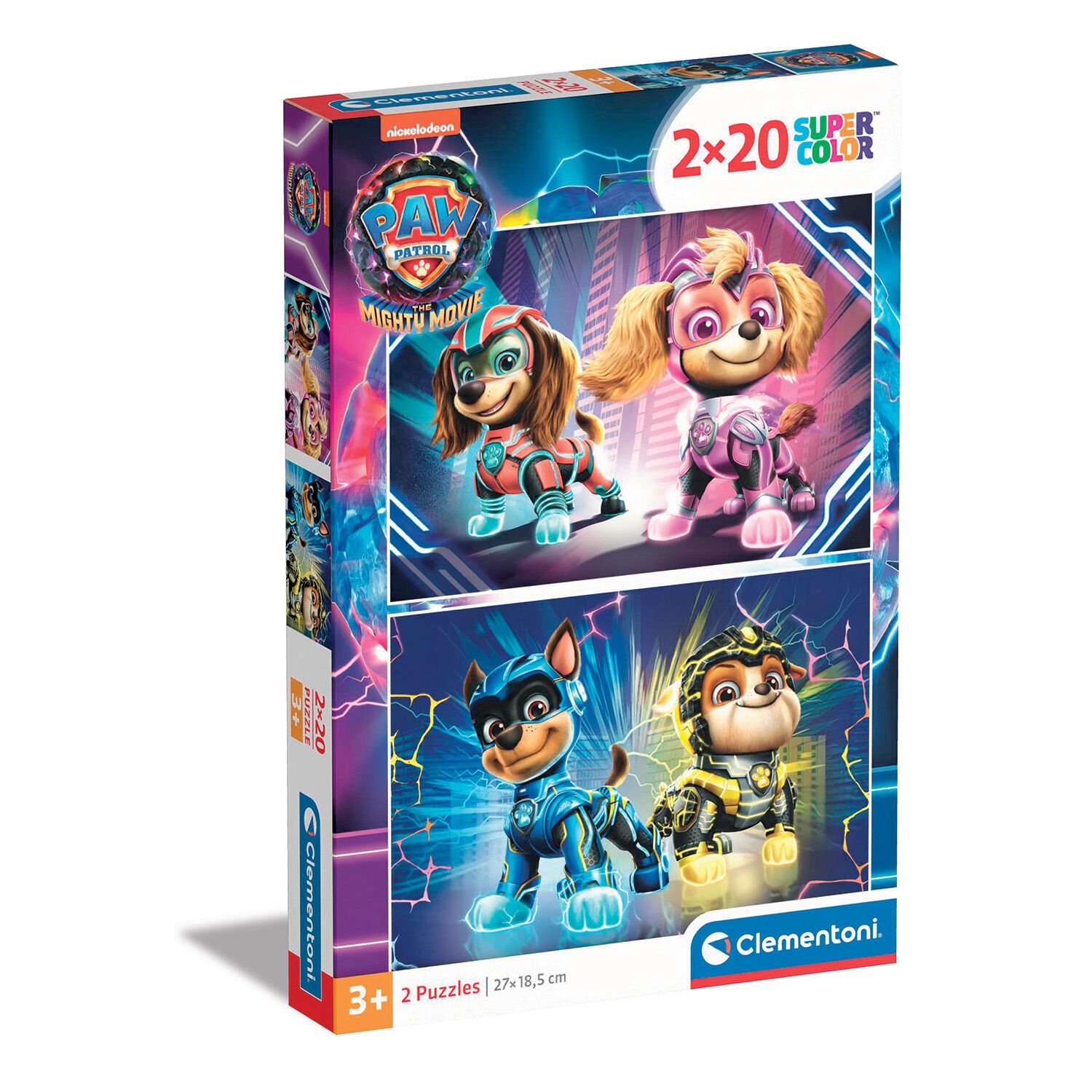 Φωτογραφία προϊόντος: Clementoni Πάζλ 2X20 Super Color Paw Patrol The Mighty Movie (1200-24805)