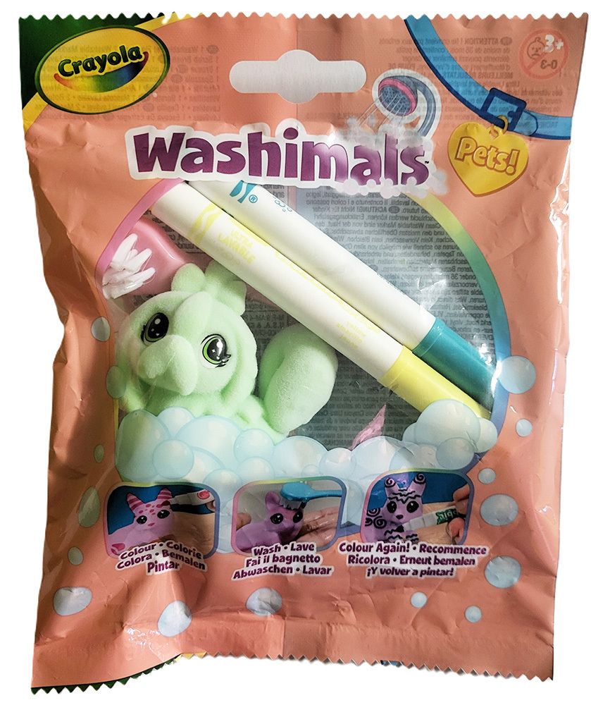Φωτογραφία προϊόντος: Giochi Preziosi Crayola Washimals Σακουλάκι Wave 3 (74-0224)
