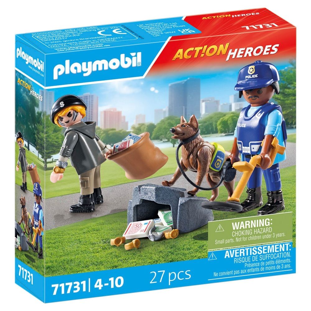 Φωτογραφία προϊόντος: Playmobil Αστυνομική Έρευνα Κλοπιμαίων (71731)