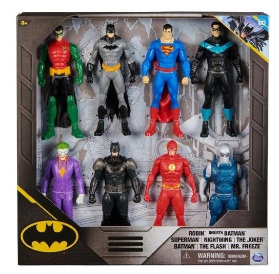 Φωτογραφία προϊόντος: Spin Master Batman Φιγούρες Πακέτο των 8 (6068211)