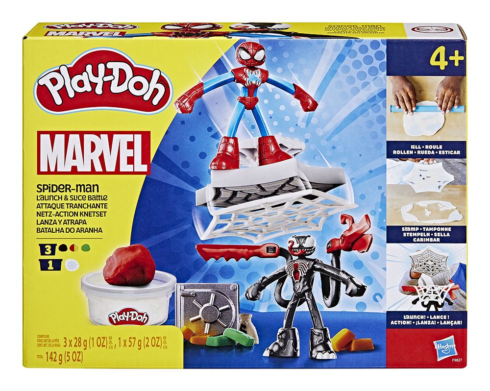 Φωτογραφία προϊόντος: Hasbro Play-Doh Spiderman Launch And Slice Battle (F9827)