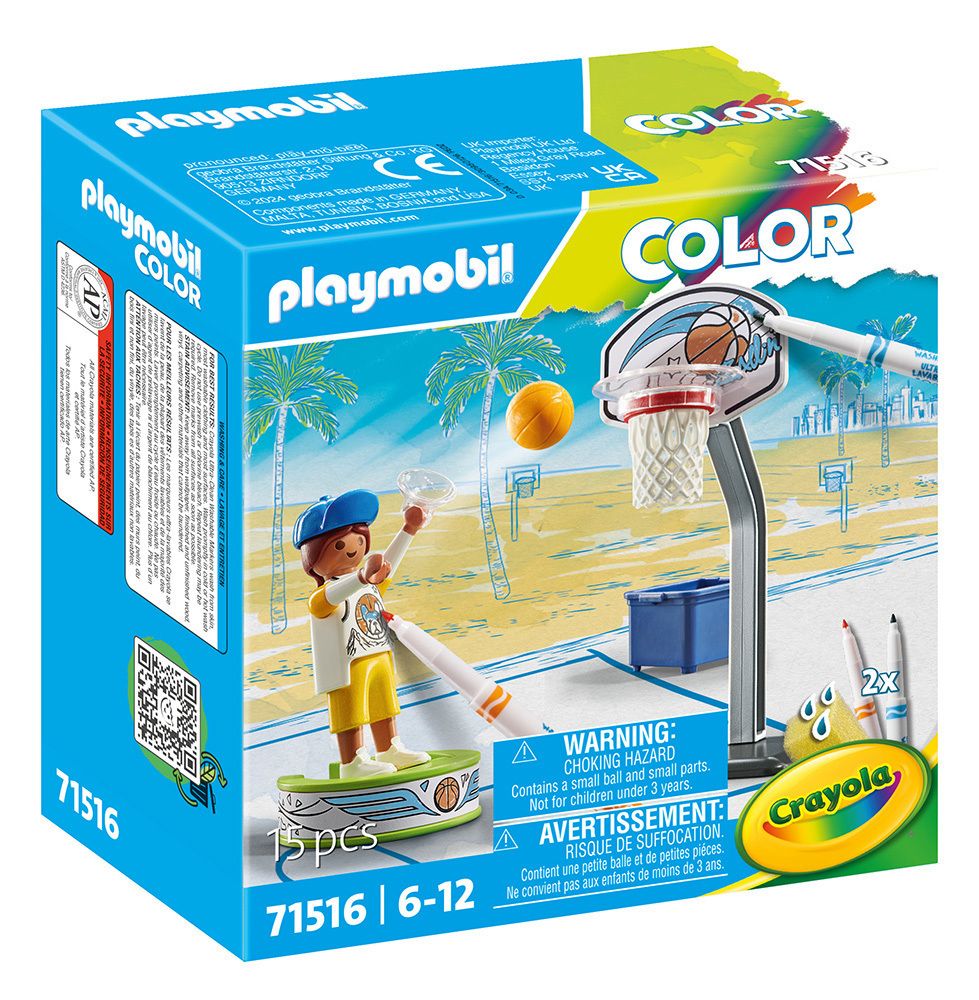 Φωτογραφία προϊόντος: Playmobil Color Προπόνηση Μπάσκετ (71516)