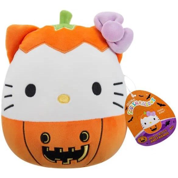Φωτογραφία προϊόντος: Squishmallows Λούτρινο Halloween Hello Kitty W2 Pumpkin Hello Kitty 20 εκ. (SQSN00367)