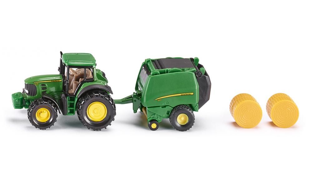 Φωτογραφία προϊόντος: Siku Τρακτέρ John Deere με Πρέσα (SI001665)