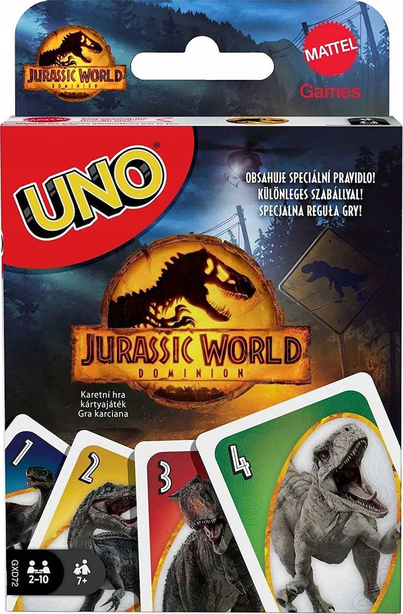 Φωτογραφία προϊόντος: Επιτραπέζιο Uno Jurassic World 3 (GXD72)