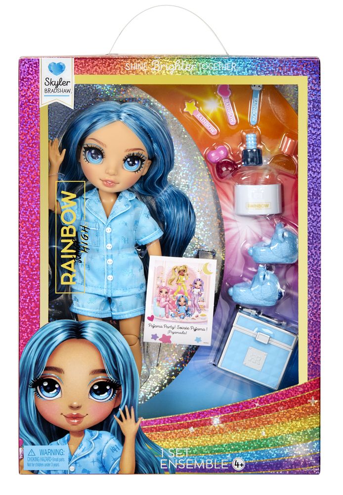 Φωτογραφία προϊόντος: MGA Entertainment Κούκλα Rainbow High Junior High PJ Party Κούκλα Skyler Blue (530947-EUC)