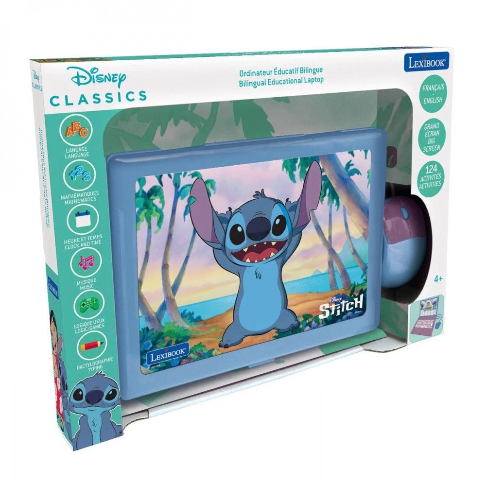 Φωτογραφία προϊόντος: Real Fun Toys Laptop Stitch Δίγλωσσο Ελληνικά- Αγγλικά (JC598Di8)
