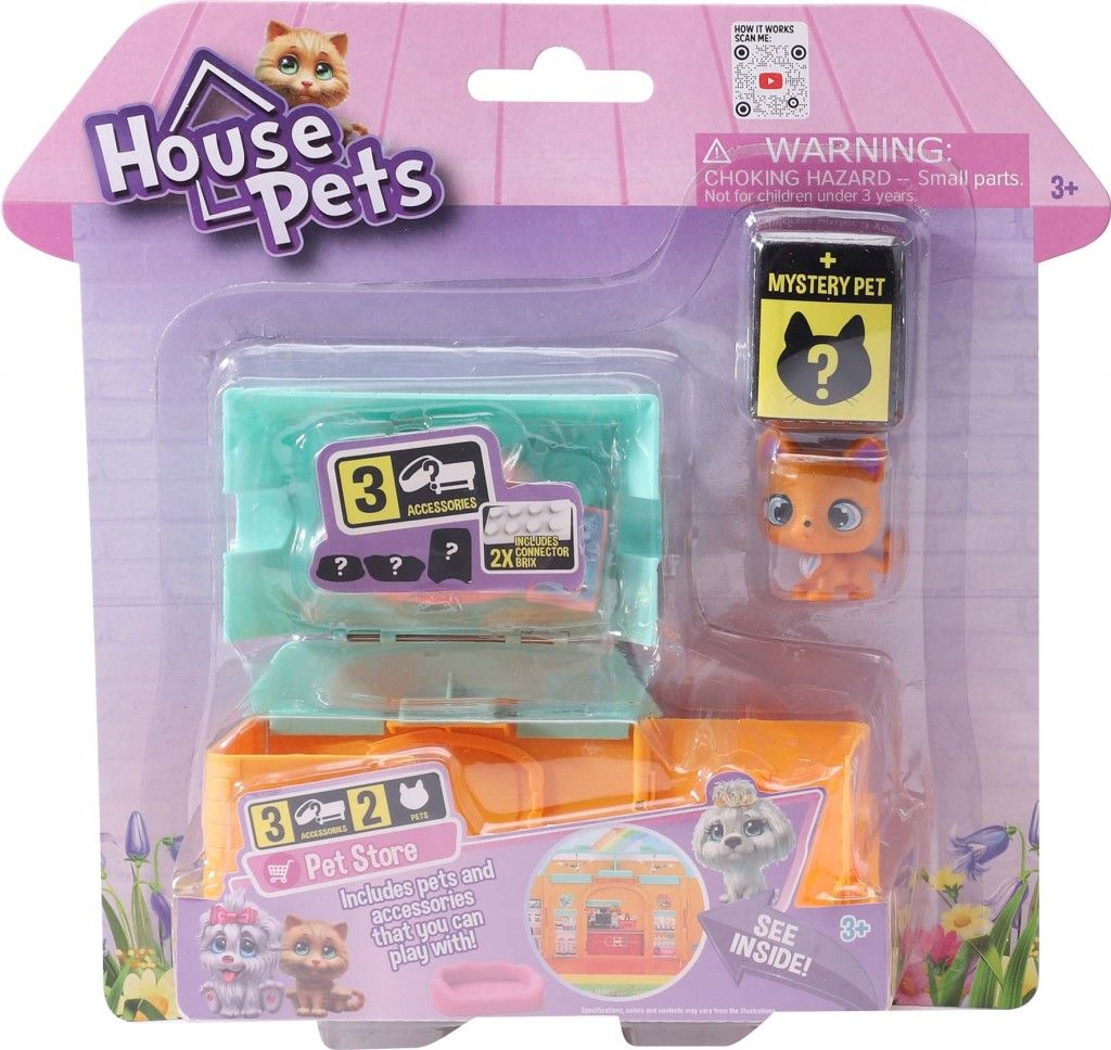 Φωτογραφία προϊόντος: Just Toys House Pets Playset 4 σχέδια (1060)