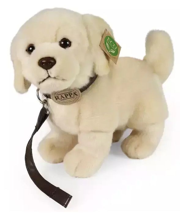 Φωτογραφία προϊόντος: Λούτρινο Rappa Σκύλος Golden Retriever Με Λουράκι 25εκ Eco Friendly (231009)
