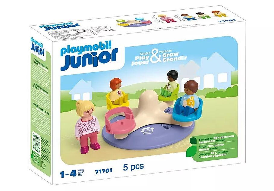 Φωτογραφία προϊόντος: Playmobil Junior: Παιδικό Καρουζέλ (71701)