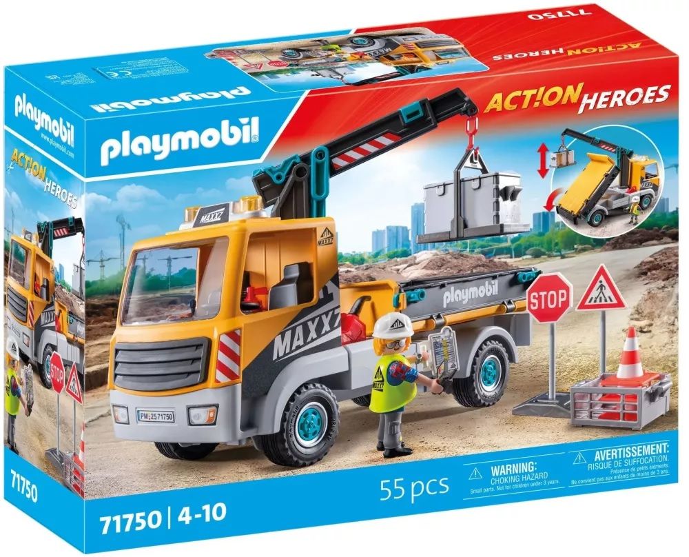 Φωτογραφία προϊόντος: Playmobil Φορτηγό Με Γερανό (71750)
