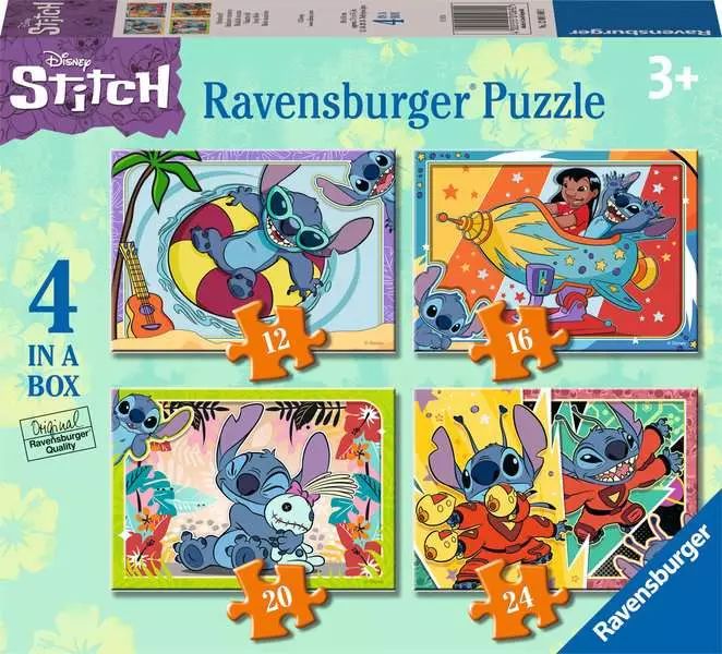 Φωτογραφία προϊόντος: Παζλ Ravensburger 12-16-20-24 Stitch (12001069)