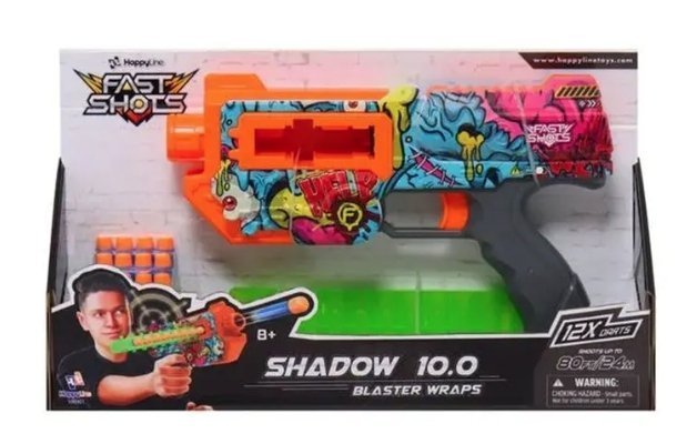 Φωτογραφία προϊόντος: Just Toys Fast Shots Blaster Wraps Shadow 10.0 (590401)
