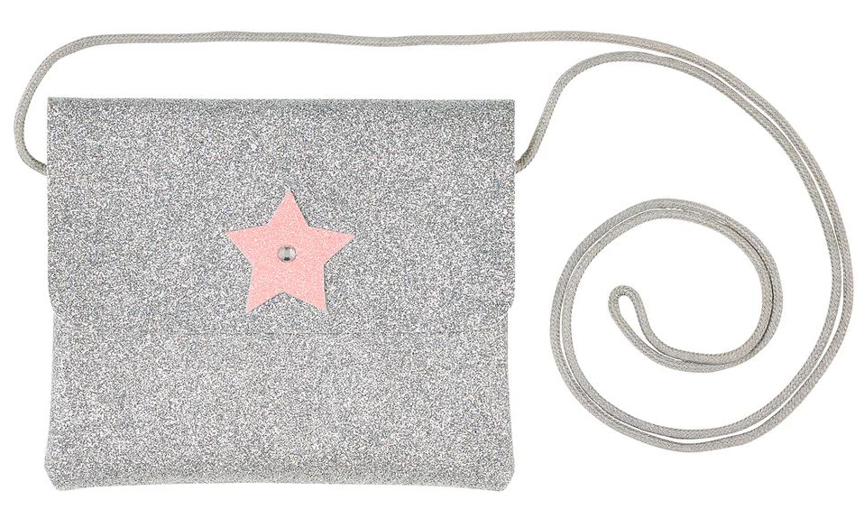 Φωτογραφία προϊόντος: Souza Τσαντάκι Ώμου Bapke Silver Glitter (104905)