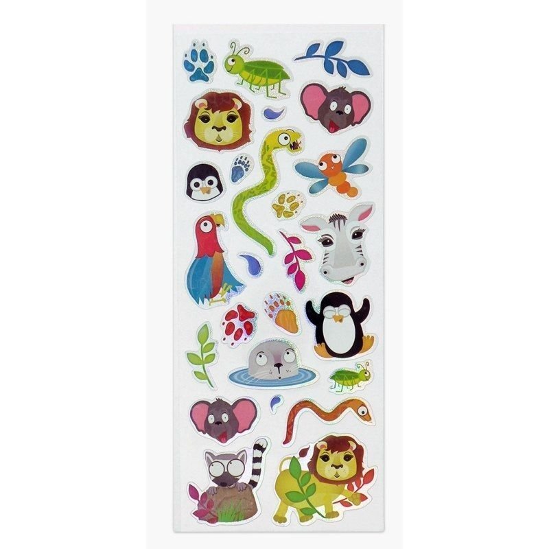Φωτογραφία προϊόντος: Exas Αυτοκόλλητα Stickers 932 Jungle Friends 31x11 cm (145932000)