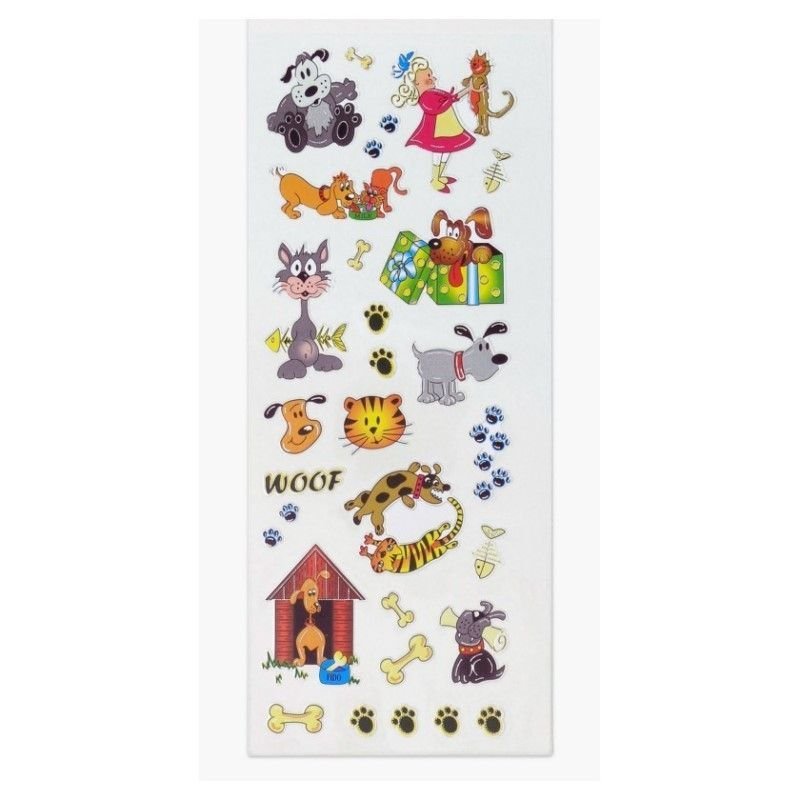 Φωτογραφία προϊόντος: Exas Αυτοκόλλητα Stickers 517 Pet Cartoons 31x11 cm (145517000)
