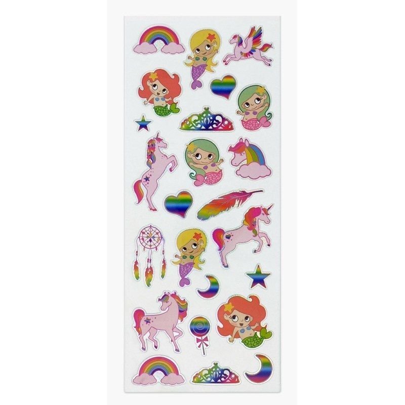 Φωτογραφία προϊόντος: Exas Αυτοκόλλητα Stickers 1803 Unicorn And Mermaid 31x11 cm (145180300)