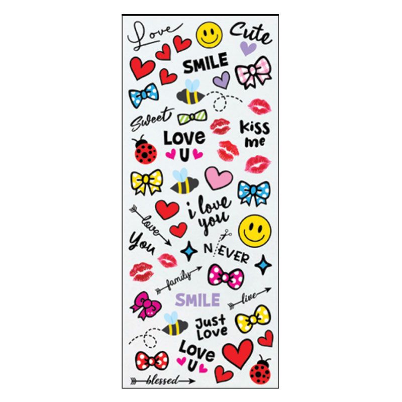 Φωτογραφία προϊόντος: Exas Αυτοκόλλητα Stickers 2342 Love And Smile 31x11 cm (145234200)