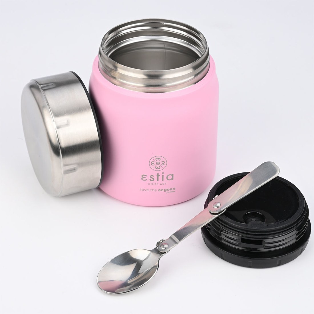 Φωτογραφία προϊόντος: Estia Θερμός Lunch Pot Save The Aegean 0.5Lt Blossom Rose