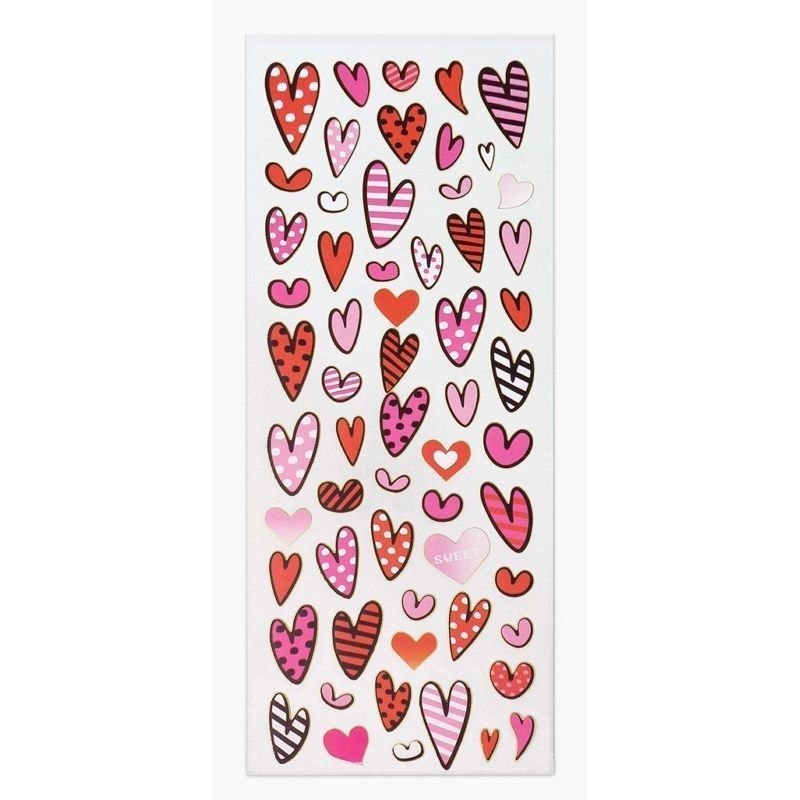 Φωτογραφία προϊόντος: Exas Αυτοκόλλητα Stickers 102 Pink Hearts 31x11 cm (145102000)