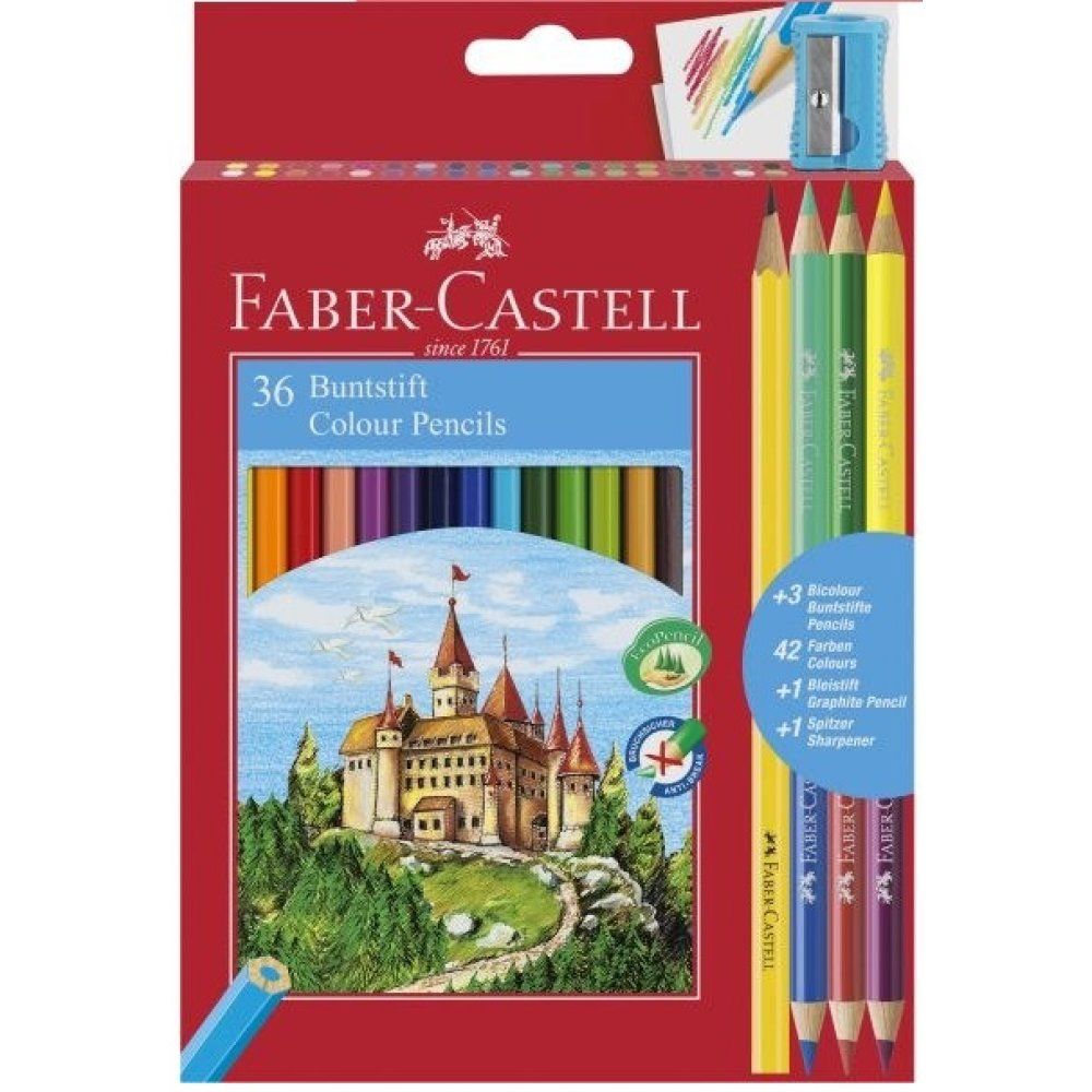 Φωτογραφία προϊόντος: Faber-Castell Faber Castell Ξυλομπογιές Κάστρο 36 τμχ (12310816)