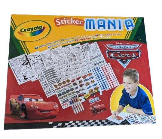 Φωτογραφία προϊόντος: Crayola Sticker Mania Cars (10404)