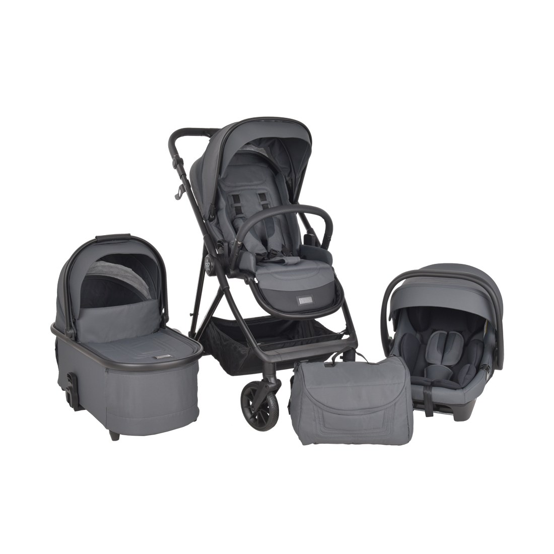 Φωτογραφία προϊόντος: Πολυκαρότσι Bebe Stars Dione 3 in 1 Titanium Grey 343-180
