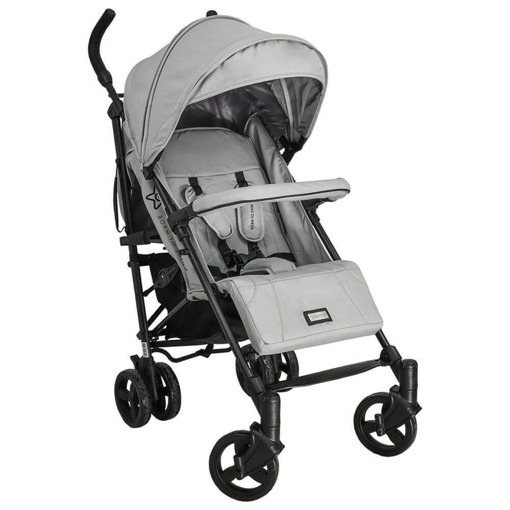 Φωτογραφία προϊόντος: Bebe Stars Καρότσι Μπαστούνι Buggy Adam Ice Grey (186-188)