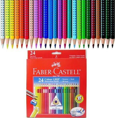 Φωτογραφία προϊόντος: Faber-Castell Faber Castell - Ξυλομπογιές Aquarel Grip 24 Τμχ (12305892)