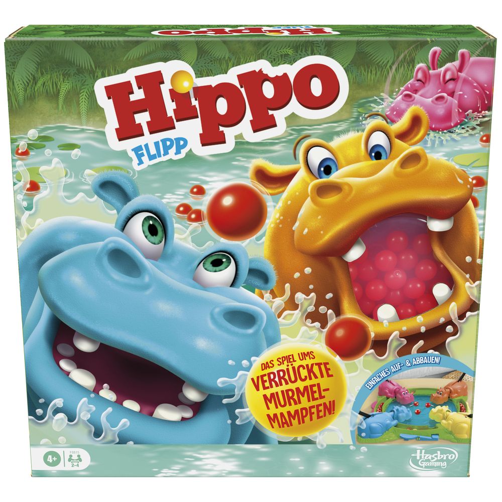 Φωτογραφία προϊόντος: Hasbro Επιτραπέζιο Hungry Hippos Χαρούμενοι Ιπποποταμούληδες (F8815)
