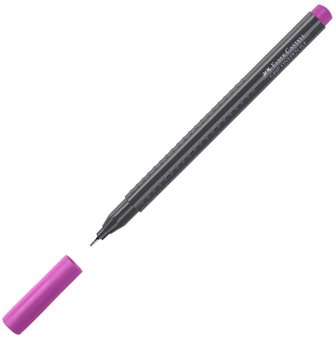 Φωτογραφία προϊόντος: Faber-Castell Faber Castell Μαρκαδοράκι Finepen Grip 0.4mm Λιλά (12307331)