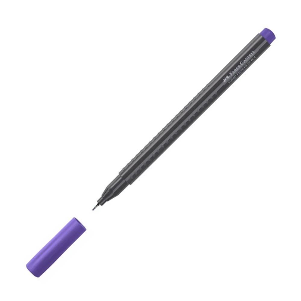 Φωτογραφία προϊόντος: Faber-Castell Faber Castell Μαρκαδοράκι Finepen Grip 0.4mm Μωβ (12307653)