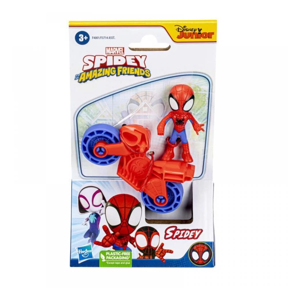 Φωτογραφία προϊόντος: Hasbro Spider-Man Spidey and His Amazing Friends Spidey and Vehicle (F4001)