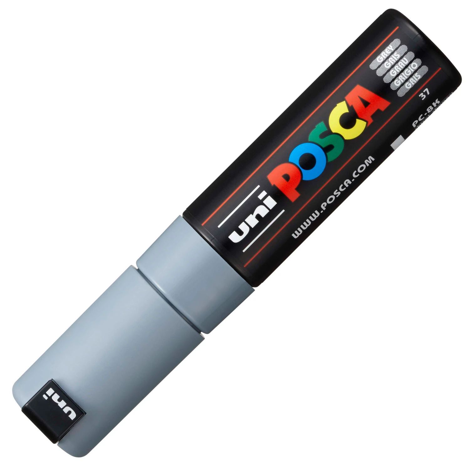 Φωτογραφία προϊόντος: Posca Μαρκαδόρος Χοντρός Chisel Tip Γκρι (PC-8K-ΓΚΡ)