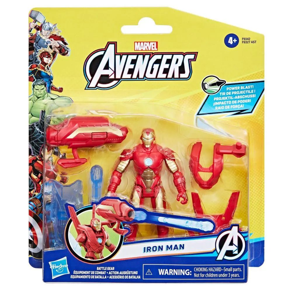 Φωτογραφία προϊόντος: Hasbro Avengers Epic Hero Series Battle Gear Iron 10 εκ. (F9342)
