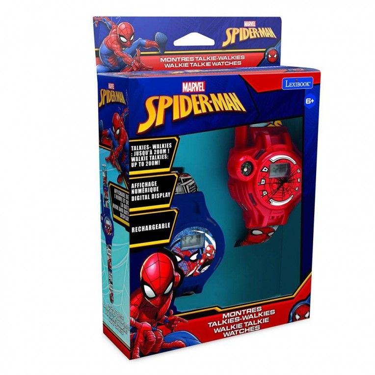 Φωτογραφία προϊόντος: Real Fun Toys Lexibook Spiderman Walkie-Talkie Watch (25.DMWTW1SP)