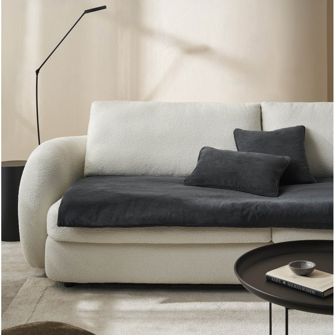 Φωτογραφία προϊόντος: Futon Gofis Home Nadinia Perl Grey 20-07-137/01 80x200