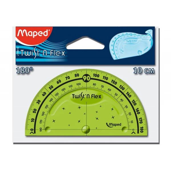 Φωτογραφία προϊόντος: Μοιρογνωμόνιο Maped 180 Μοιρών Twist N' Flex 10 εκ. (279810)