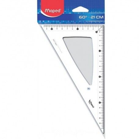 Φωτογραφία προϊόντος: Τρίγωνο Maped Cristal 21 εκ. 60° (146122)
