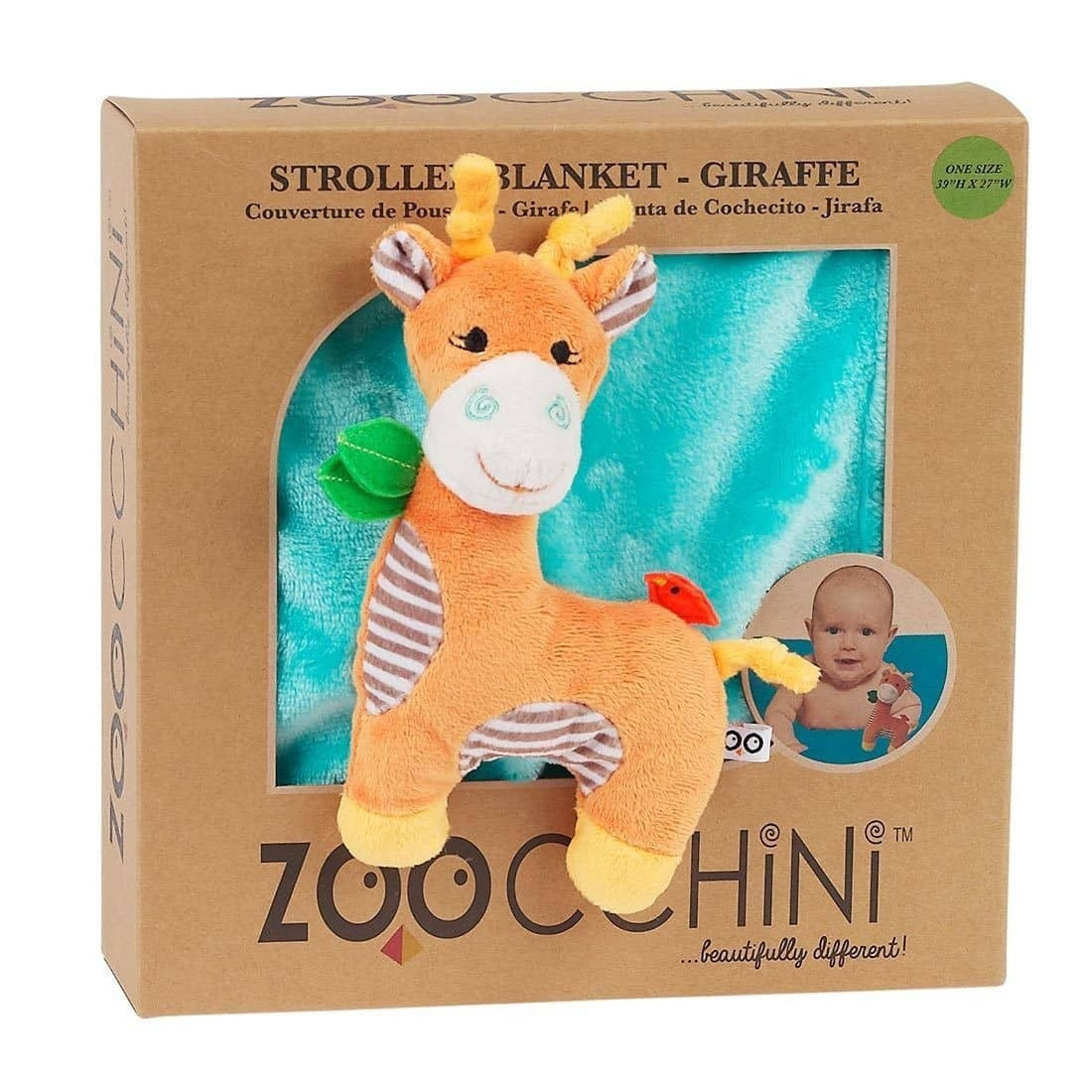Φωτογραφία προϊόντος: Zoocchini Κουβέρτα Αγκαλιάς & Λίκνου Giraffe buddy