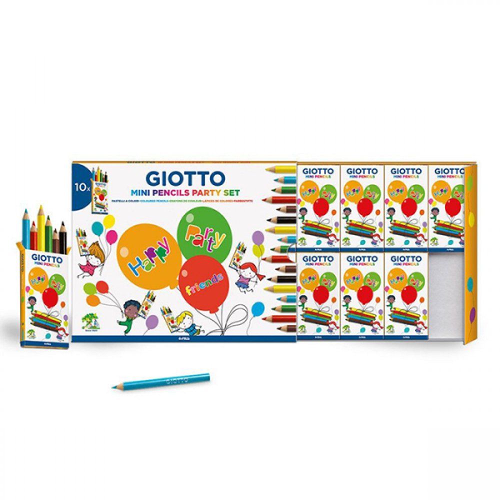 Φωτογραφία προϊόντος: Giotto Ξυλομπογιές Kids Party Gift Box Set 10x6 (000312000)