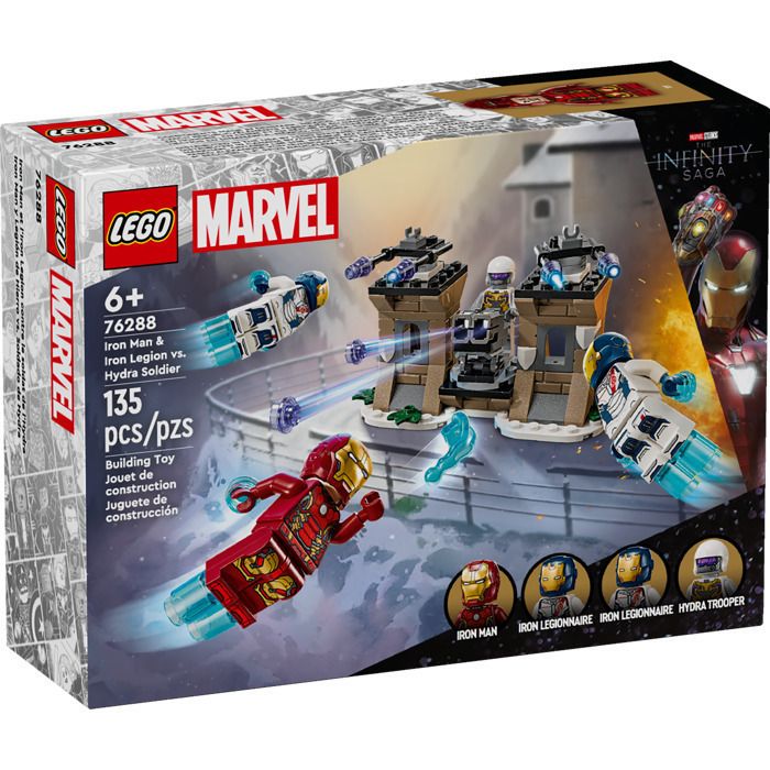 Φωτογραφία προϊόντος: LEGO Super Heroes Iron Man And Iron Legion VS Hydra Soldier (76288)