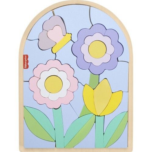 Φωτογραφία προϊόντος: Fisher Price Ξύλινο Παζλ Λουλούδια (HXT97)