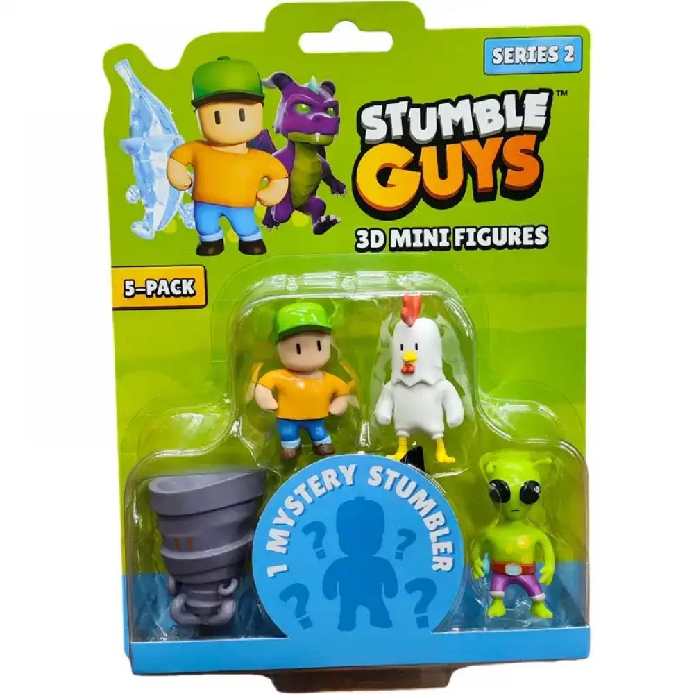 Φωτογραφία προϊόντος: Just Toys Stumble Guys Series 2 3D Mini figures 5 pack (0438)